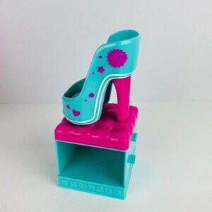 Shopkins Shoe Dazzle Pink High Heels Pumps Display Try One Seat Toy Accessory